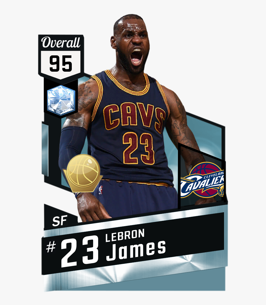 Transparent Lebron Png - Diamond Lebron James 2k17, Transparent Clipart