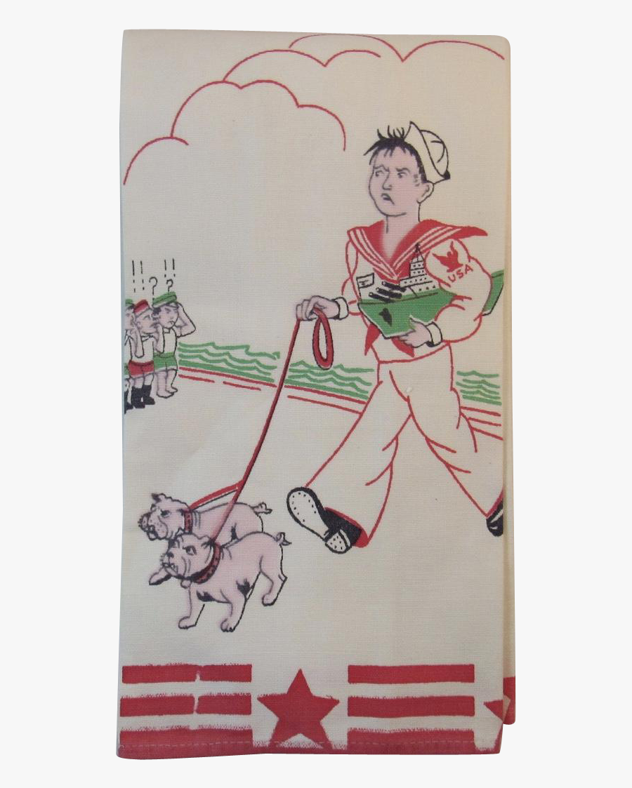 Png Black And White Ww2 Drawing Sailor - Cartoon, Transparent Clipart