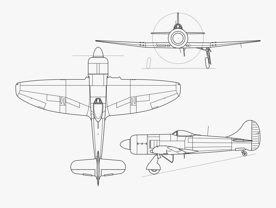 Image Result For Ww2 Planes Blueprint Planes - World War 2 Fighter Planes Blueprints, Transparent Clipart