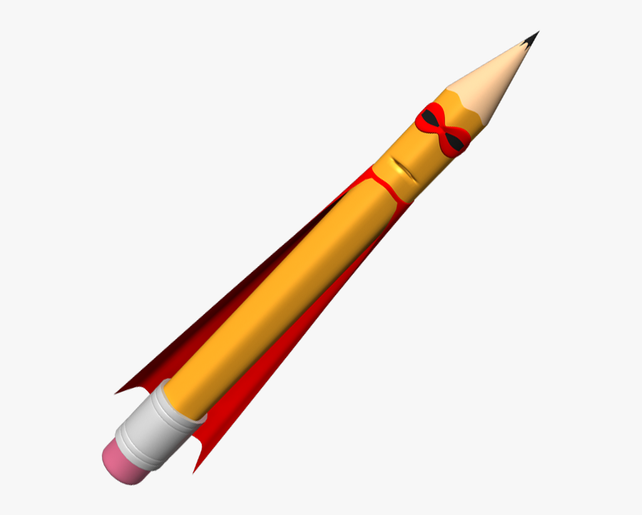 Transparent Pencil Png - Missile, Transparent Clipart