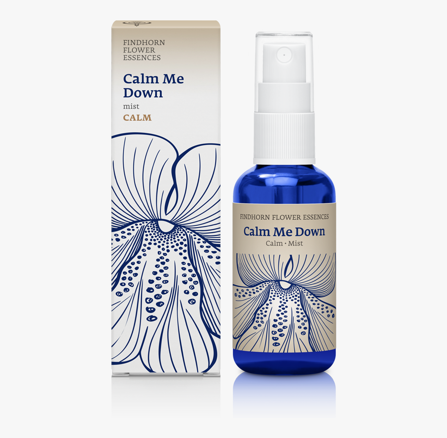 Calm Me Down Mist 50ml - Findhorn Flower Essences, Transparent Clipart