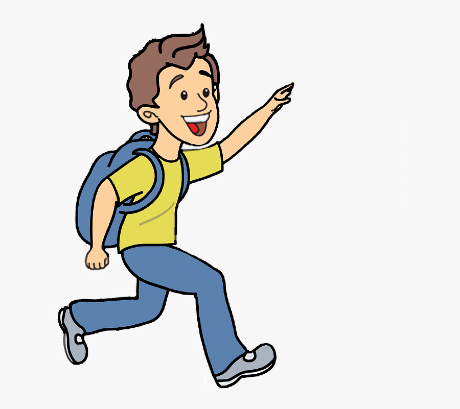 Running For The Bus Clipart, Transparent Clipart