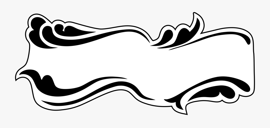 Thumb Image - Flourish Sign Black And White, Transparent Clipart
