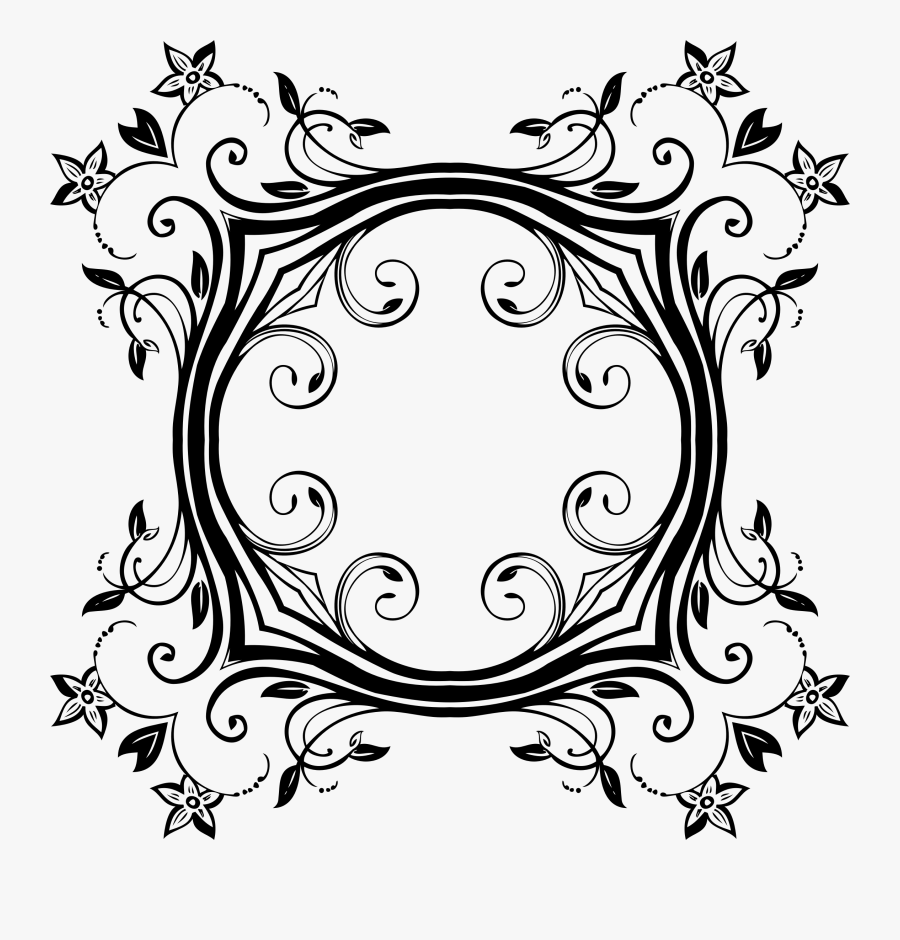 Flourish Ornament Silhouette 3 Clipart , Png Download - Portable Network Graphics, Transparent Clipart