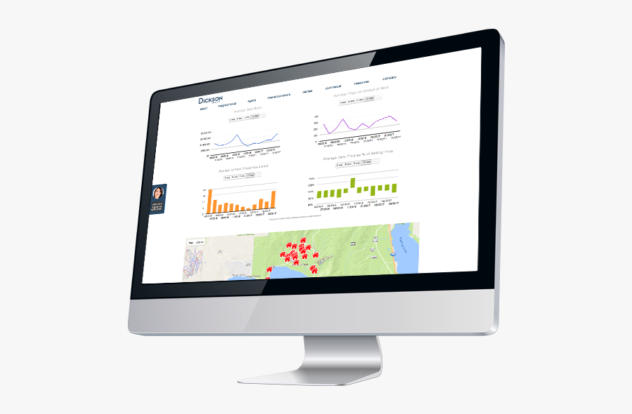 Computer Monitor, Transparent Clipart