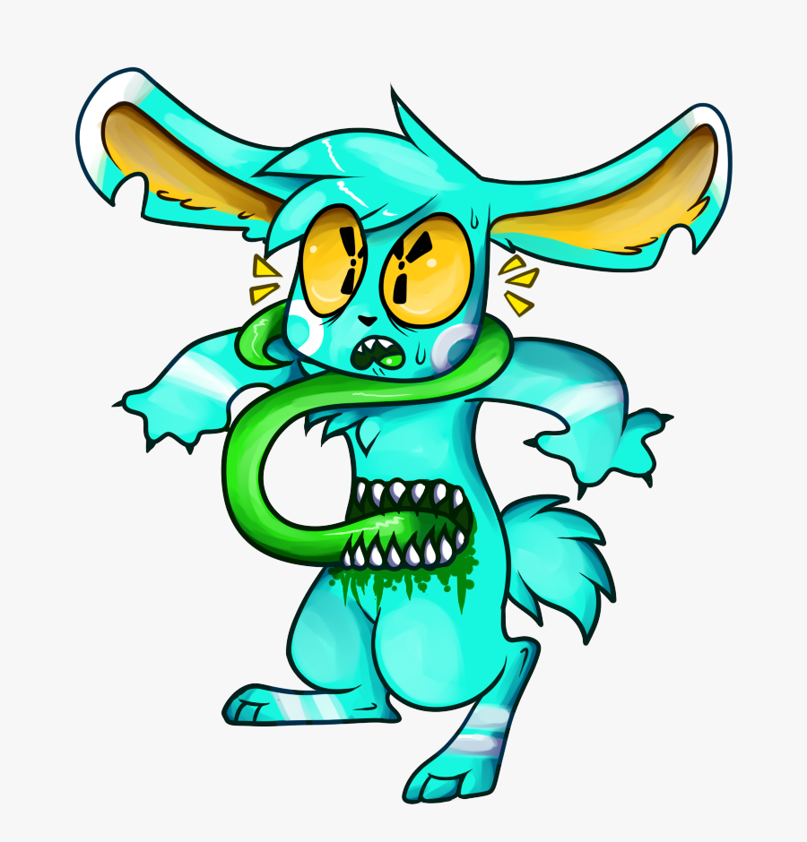 A Vicious Stomach Ache - Cartoon, Transparent Clipart