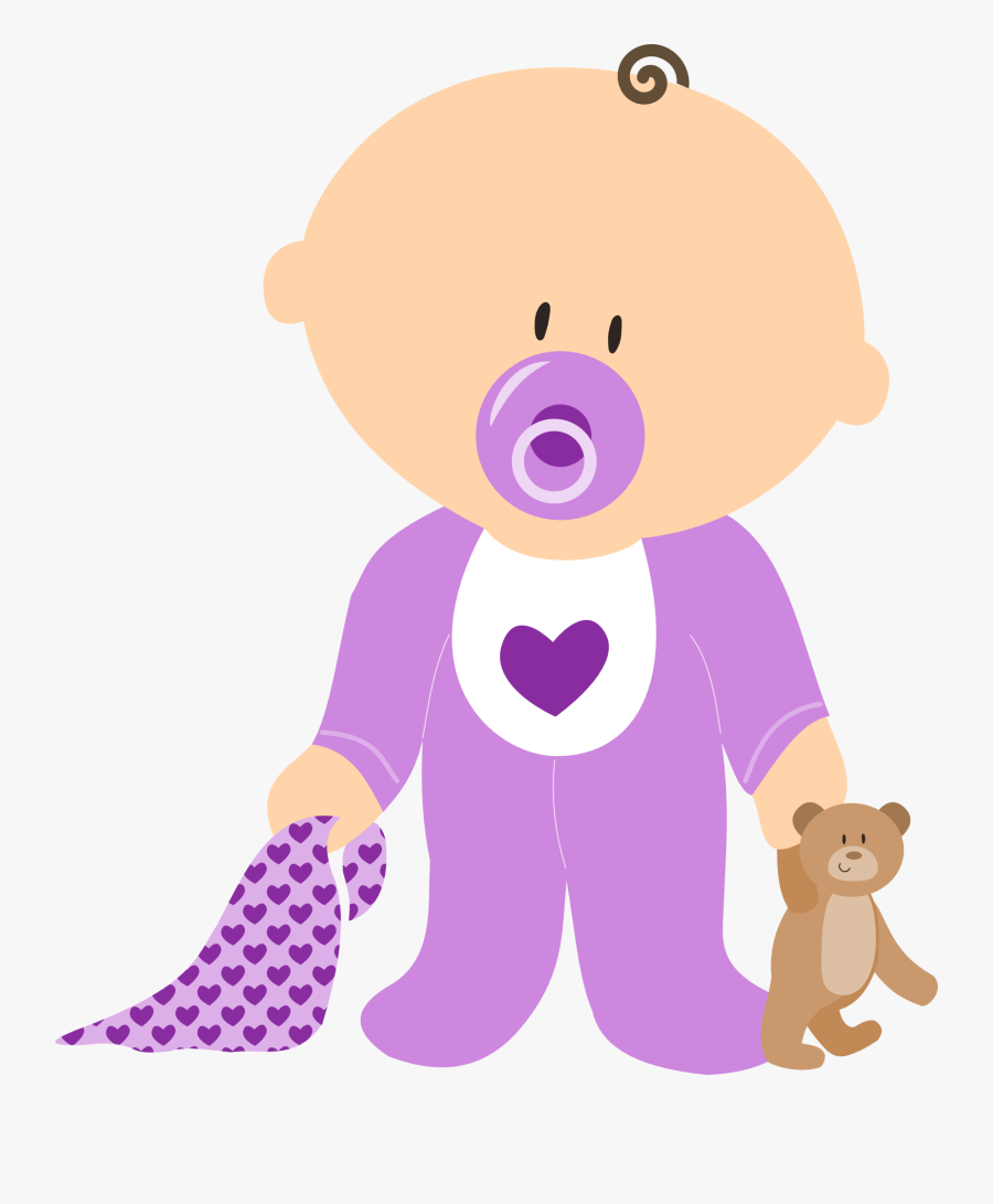 Baby With Pacifier Clipart, Transparent Clipart