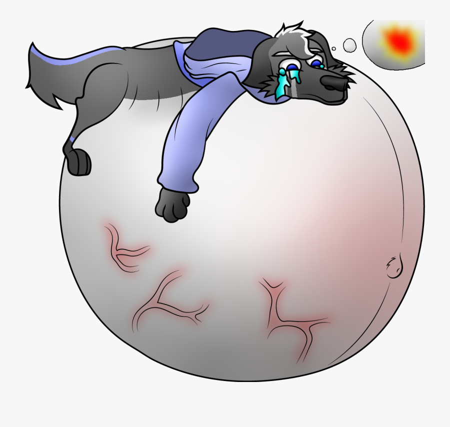 Belly Ache - Cartoon, Transparent Clipart