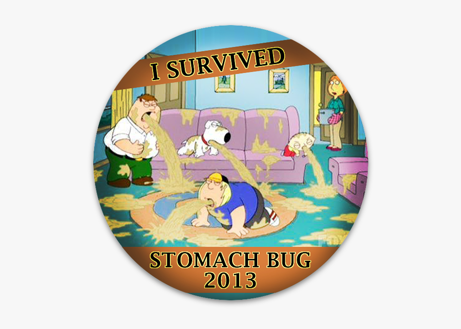 Stomachbug - Survived The Stomach Flu, Transparent Clipart