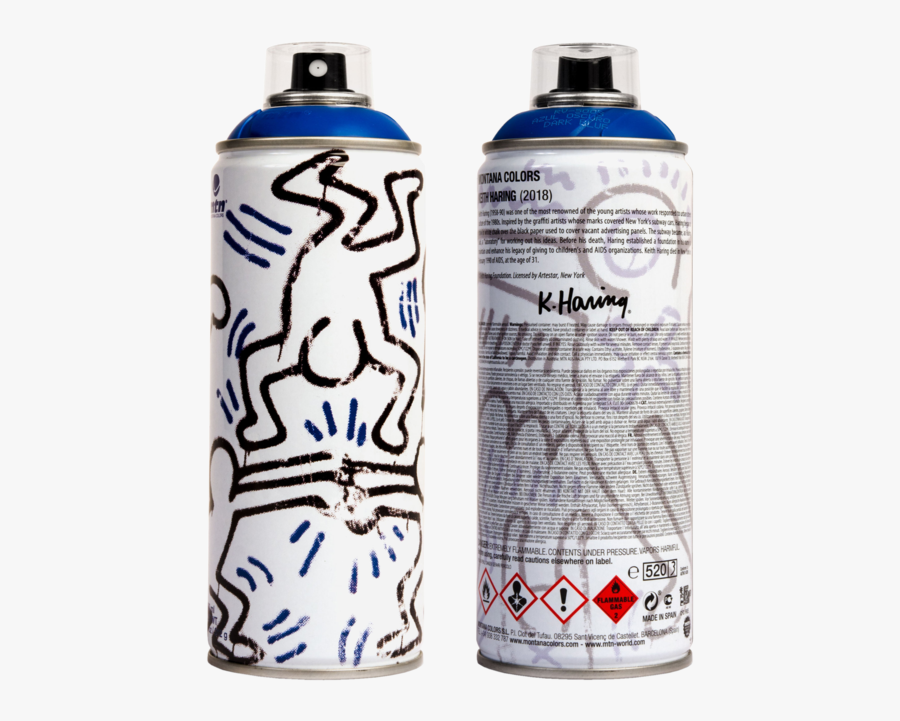 Keith Haring Spray Can, Transparent Clipart