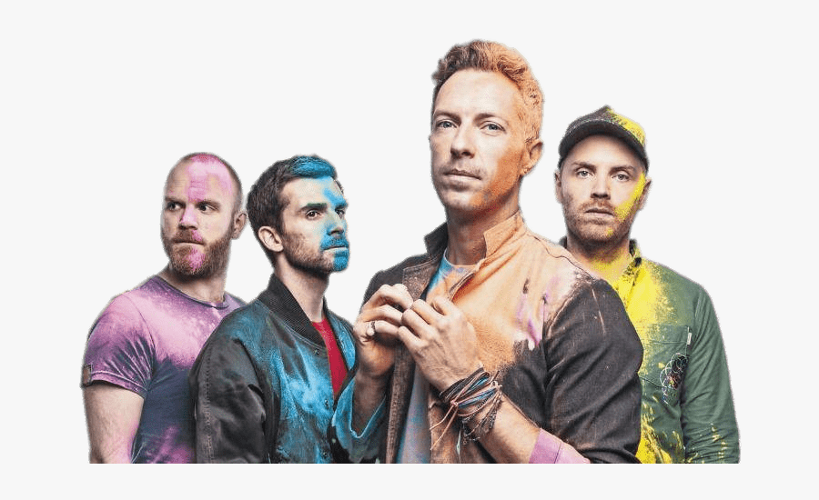 Chris Martin With Coldplay Spray Paint Shoot - Coldplay Members, Transparent Clipart