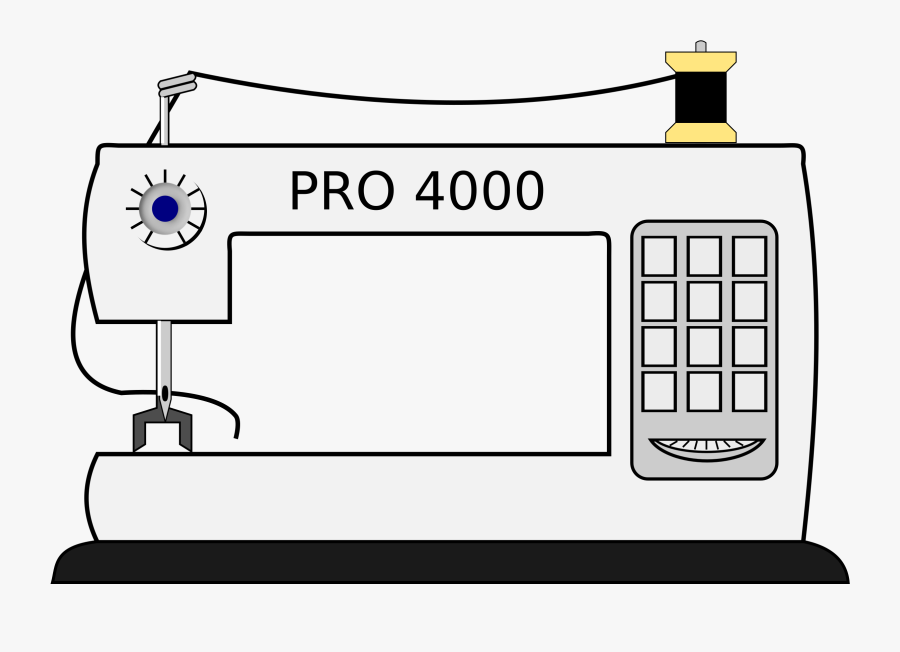 Sewing Clipart Clip Art - Cliparts Of Sewing Machine, Transparent Clipart