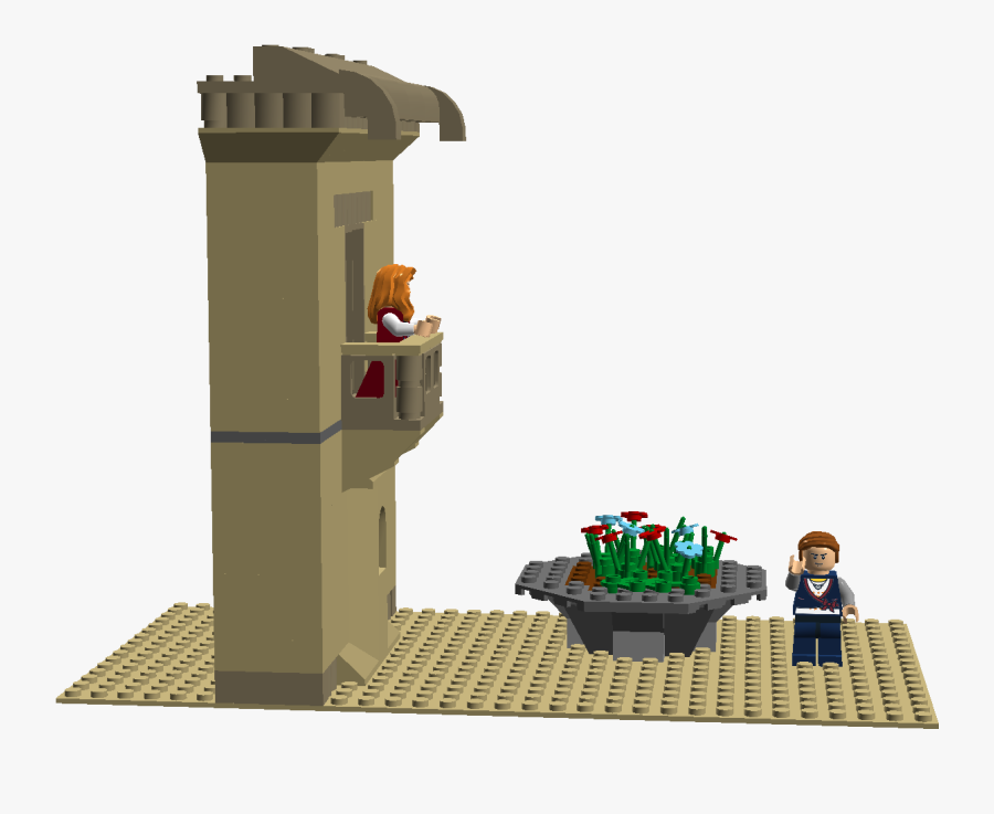 Legos Clipart Tower Lego - Romeo And Juliet Lego Set, Transparent Clipart
