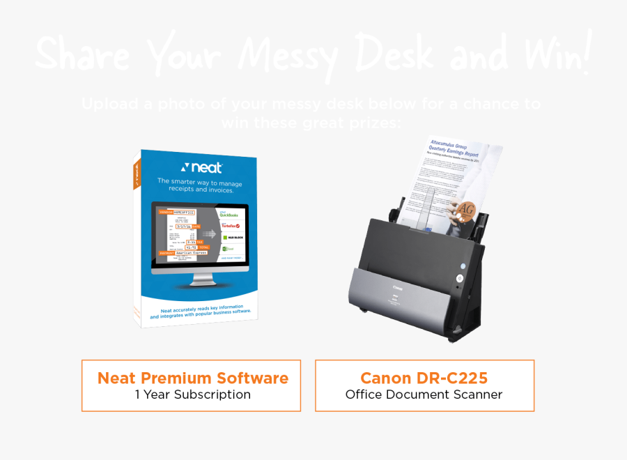 Clip Art Messy Office - Canon Dr C225w, Transparent Clipart