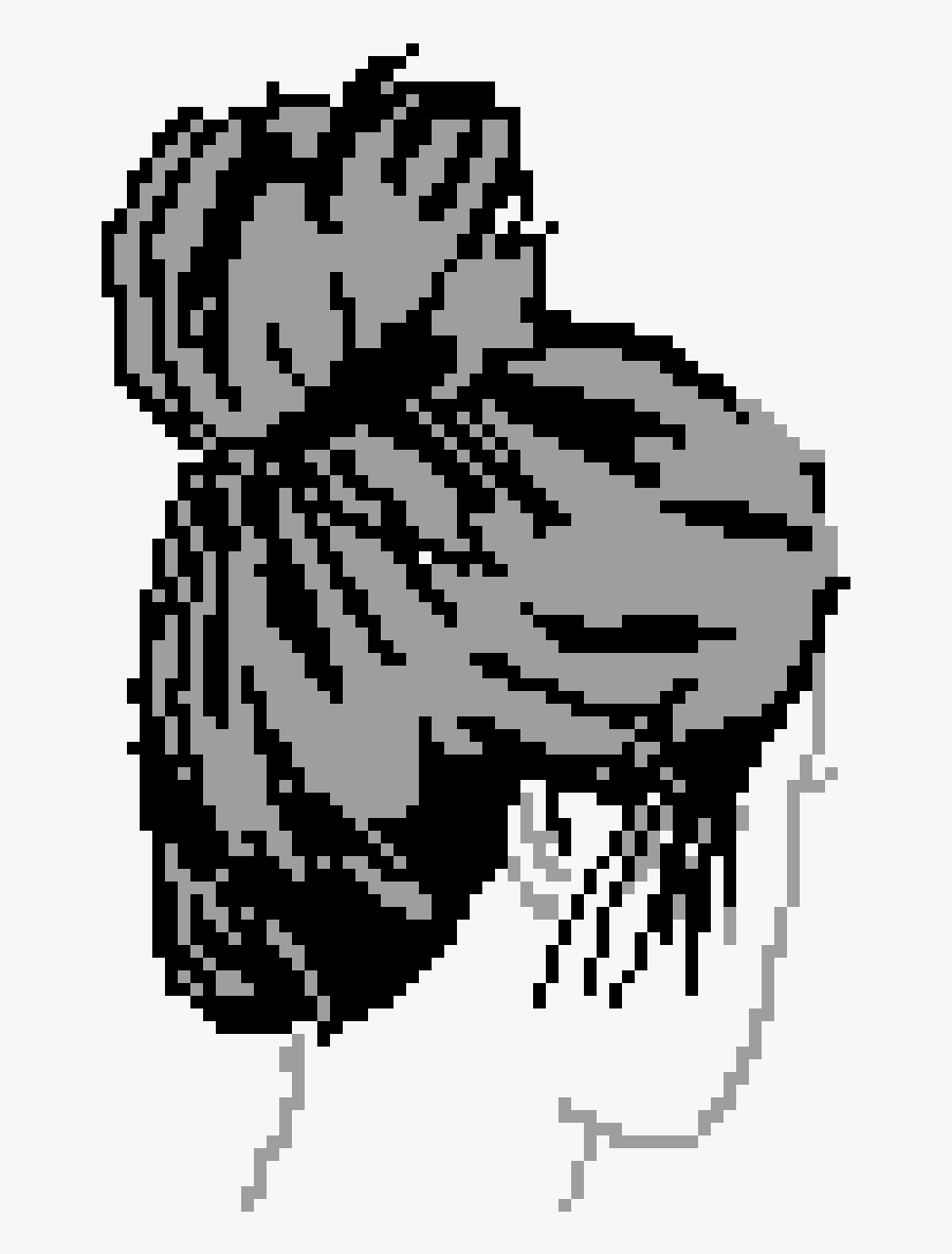 Pixilart By Minecraftpink - Transparent Png Messy Bun, Transparent Clipart