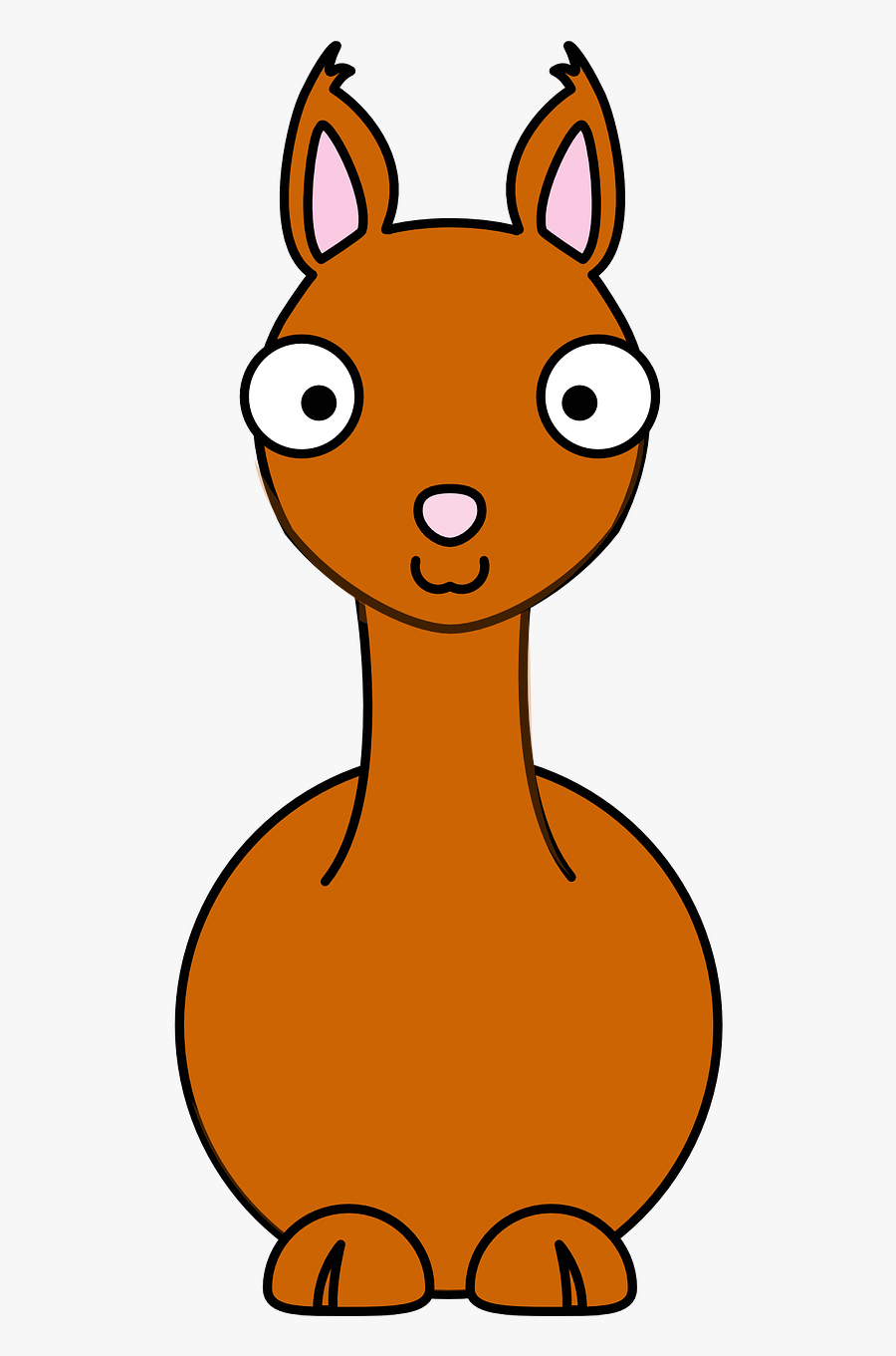 Transparent Llama Head Png - Png Cartoon Llamas, Transparent Clipart