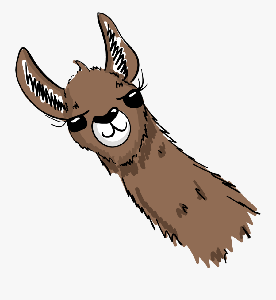 Transparent Llama Head Png - Llama, Transparent Clipart