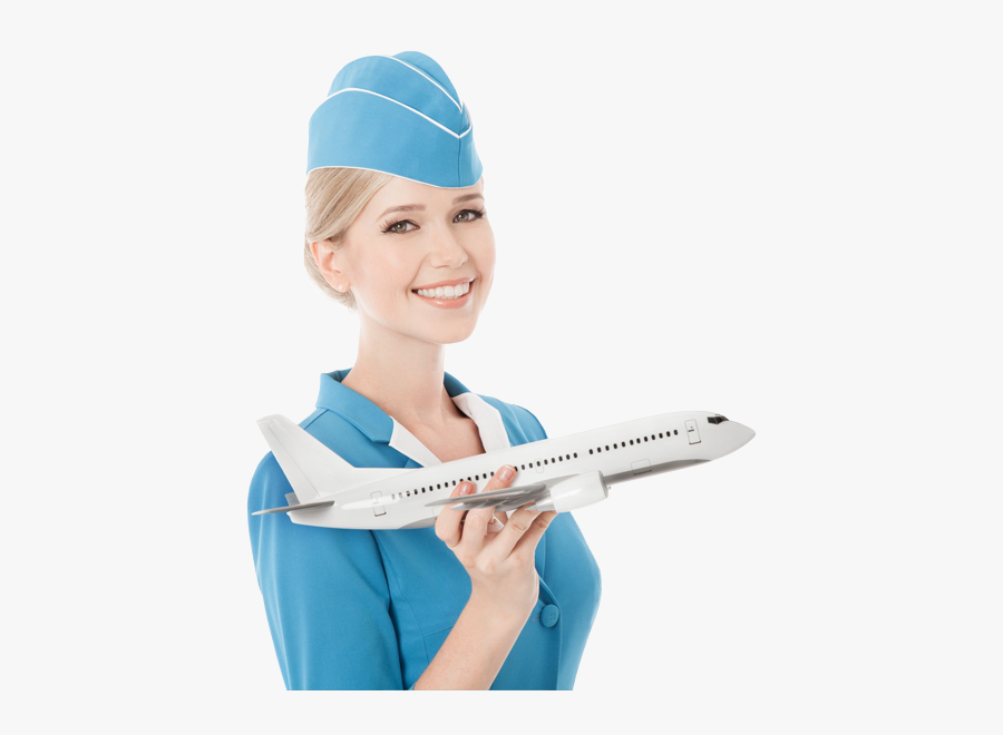 Flight Attendant Png - Air Hostess Image Png, Transparent Clipart
