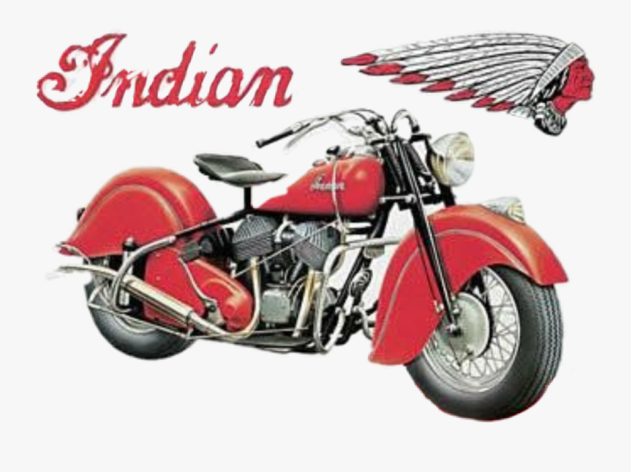 #indian #motorbike - Moto Indian, Transparent Clipart