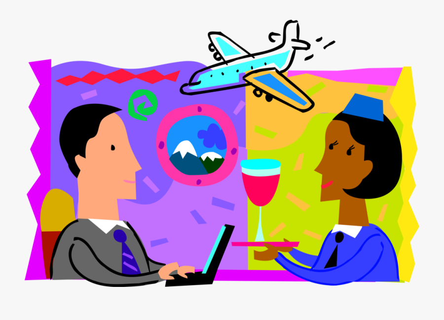 Transparent Flight Attendant Png, Transparent Clipart