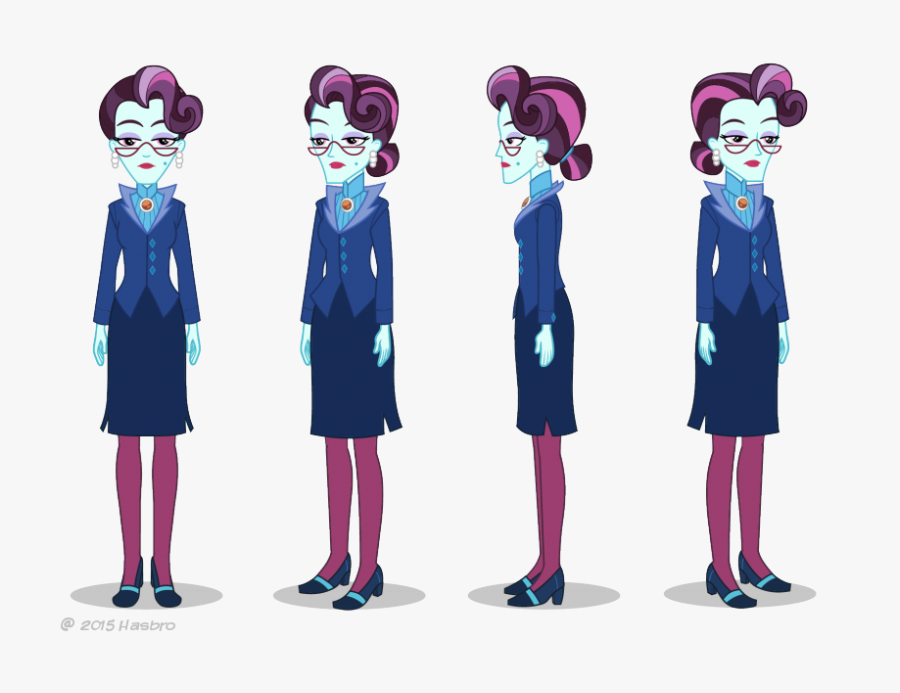 Friendship Games Principal Cinch Turnaround Art - My Little Pony Equestria Girls Principal, Transparent Clipart
