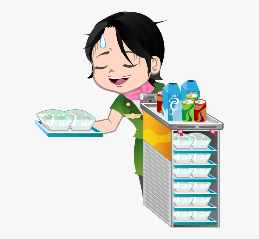 พนักงาน บริการ การ์ตูน, Transparent Clipart