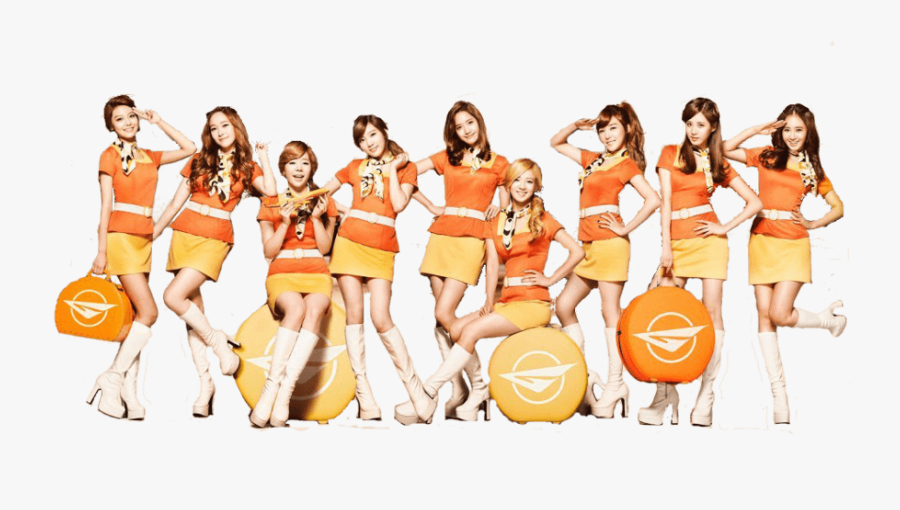 Girls Generation Flight Attendants - Girls Generation Girls & Peace Album, Transparent Clipart