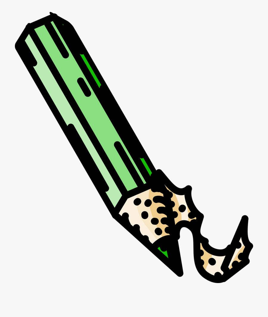 Crayon, Drawing, Pencil, Toy - Rautan Pensil Hijau Ikon, Transparent Clipart