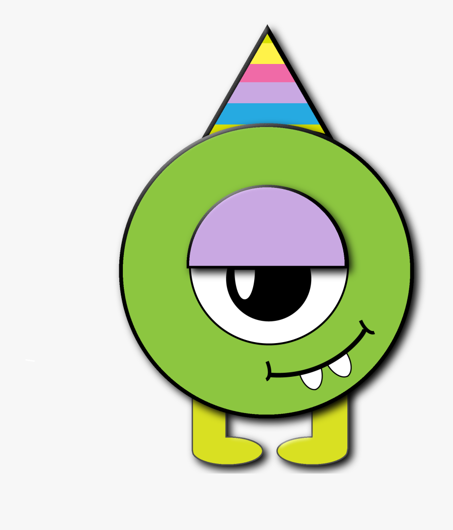 Circle Clipart Monster - Circle Monster Clipart, Transparent Clipart