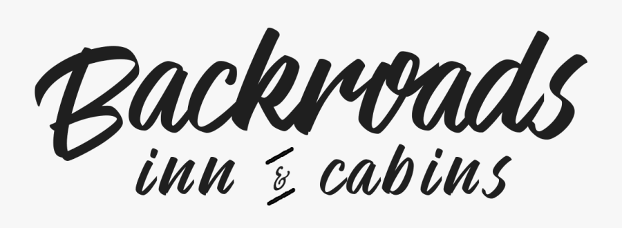Backroads Inn & Cabins Logo - Calligraphy, Transparent Clipart