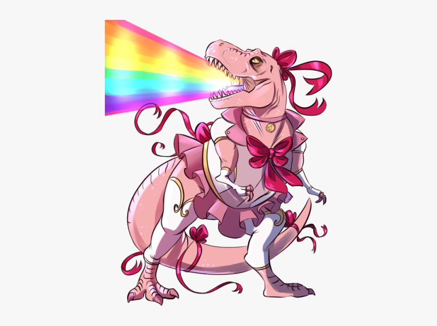 Magical Girl Dinosaur, Transparent Clipart