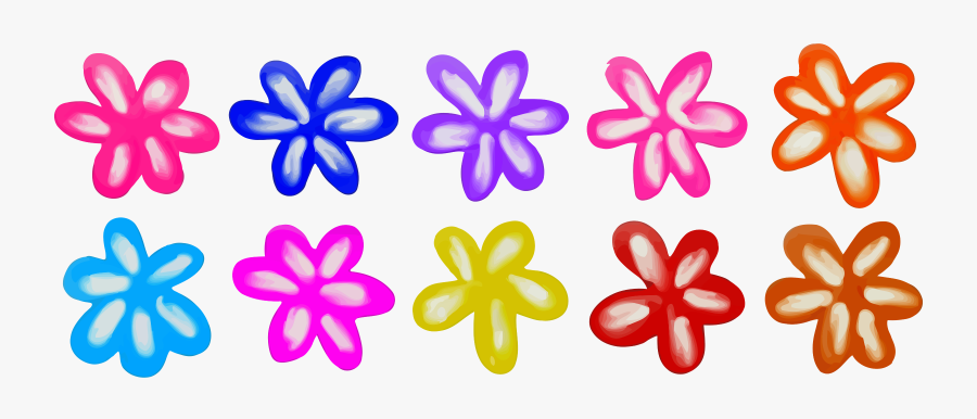 Flower Pack Clip Arts, Transparent Clipart