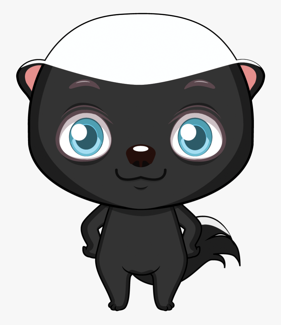 Cute Honey Badger Drawing, Transparent Clipart