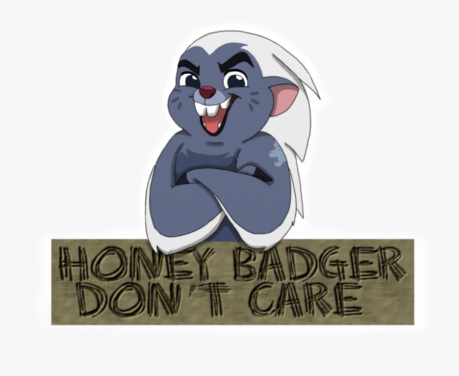 Honey Badger Don"t Care - Cartoon, Transparent Clipart
