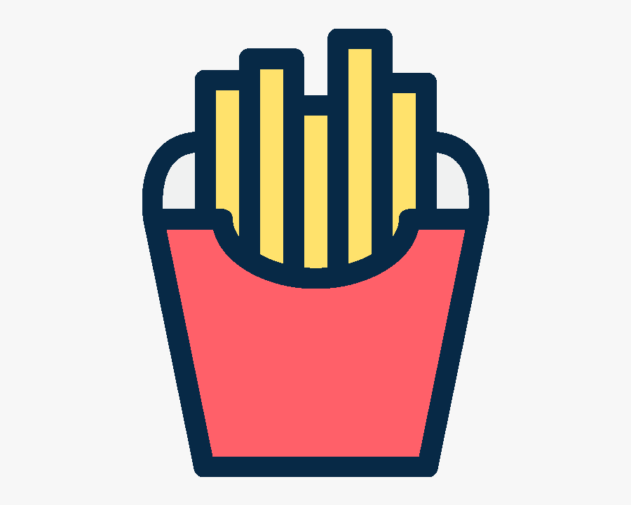 French Fries, Transparent Clipart