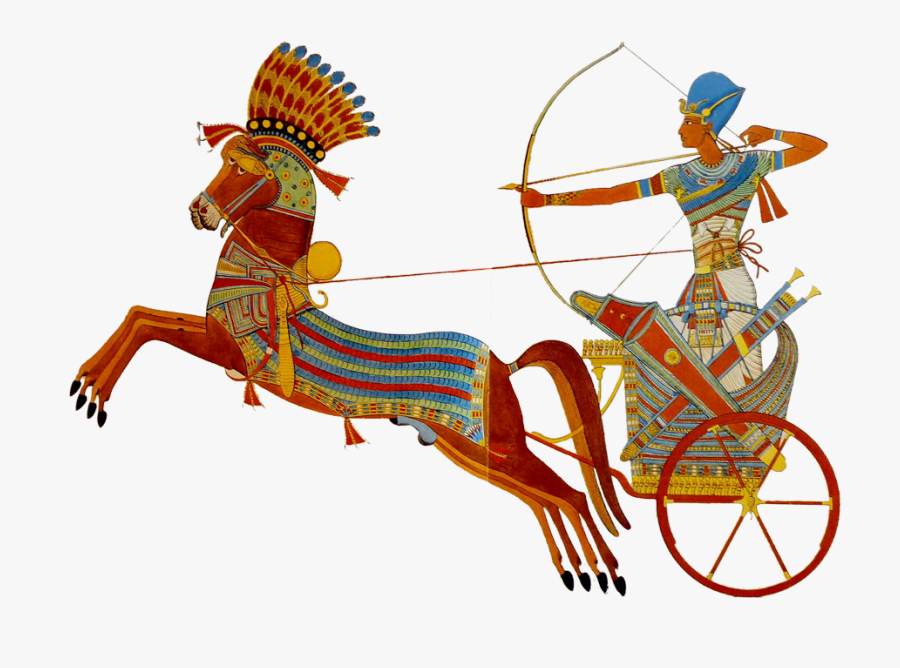 Ramesses Ii On Chariot - Ramses Ii Battle Of Kadesh, Transparent Clipart
