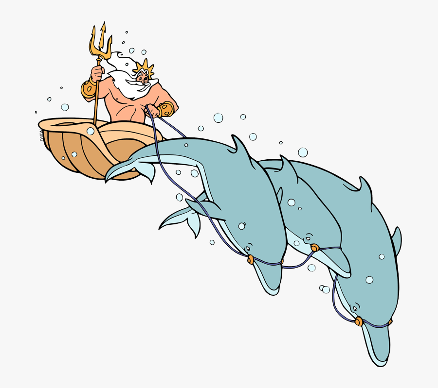 King Triton Chariot, Transparent Clipart