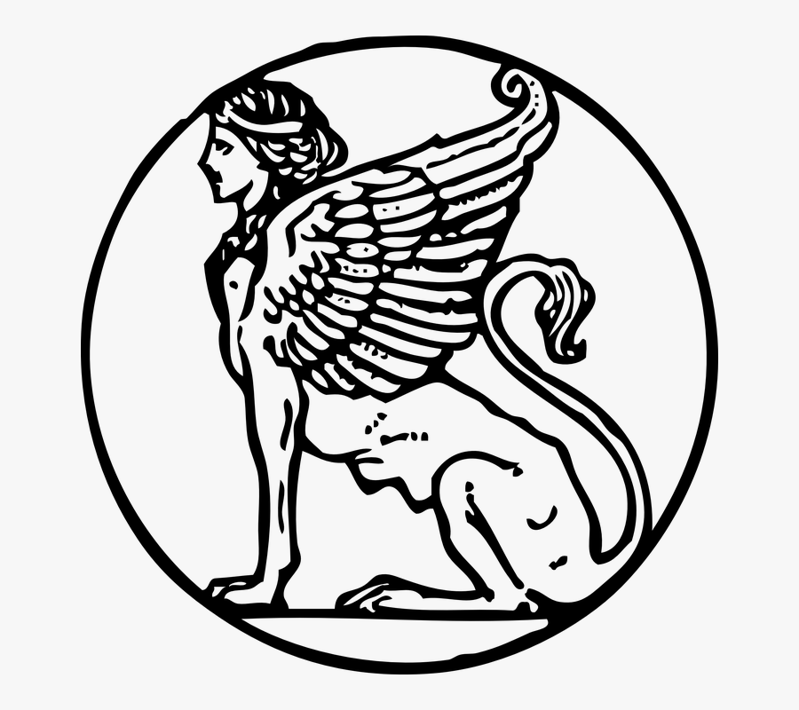 Lamassu, Assyrian Diety, Assyrian God, Shedu, Mythology - Sphinx Clip Art, Transparent Clipart