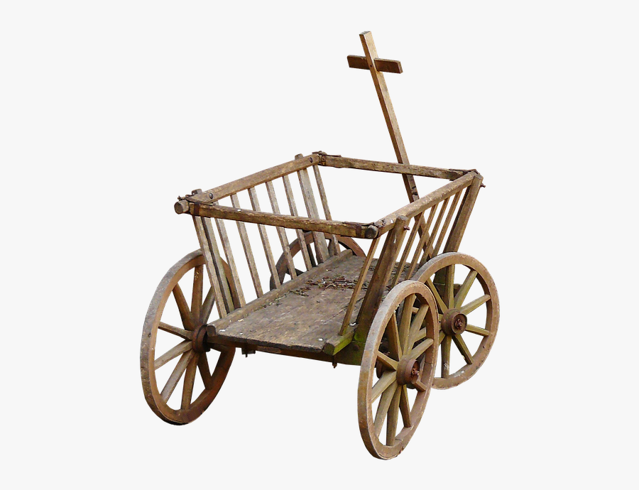 Stroller, Handcart, Cart, Wheel, Towbar - Toy Wagon, Transparent Clipart