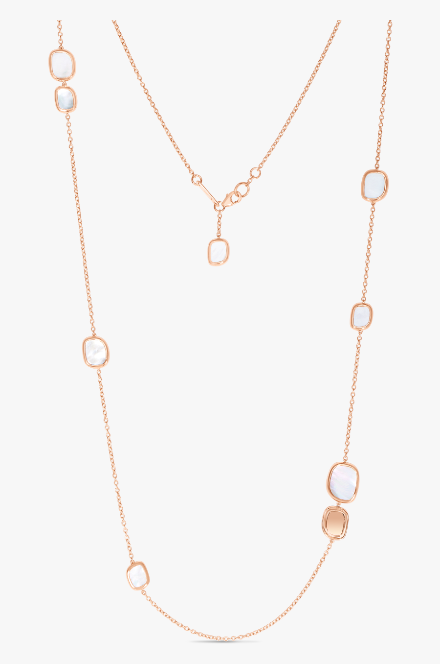 Black Necklace Png - Station Pearl Necklace, Transparent Clipart