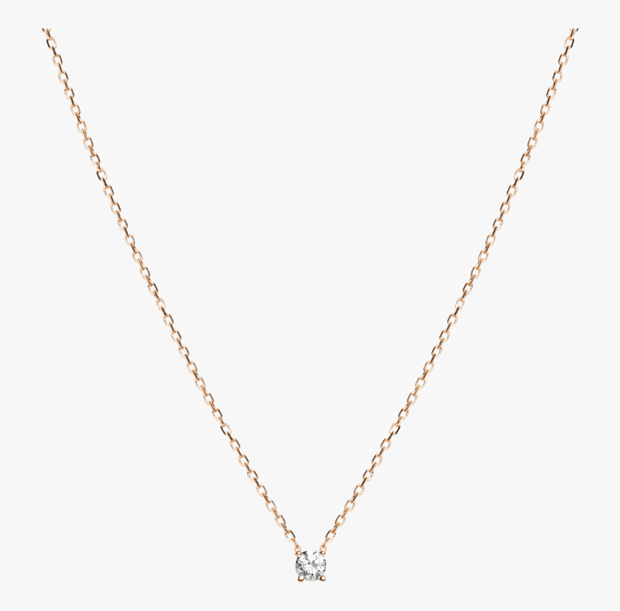 Medium Diamond Pendant Necklace Aurate New York - Grt Diamond Pendant With Small Chain, Transparent Clipart