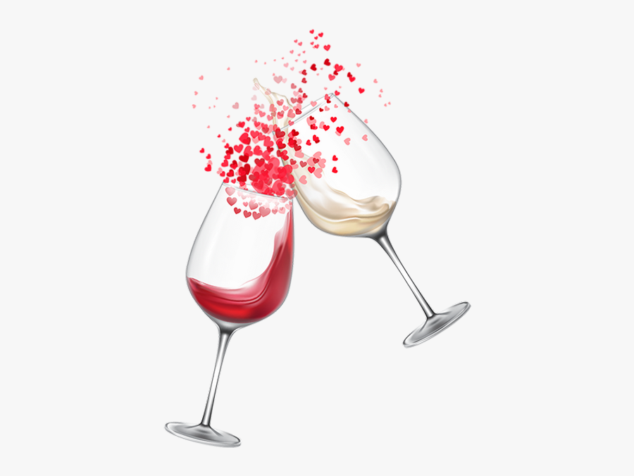 Champagne Stemware, Transparent Clipart