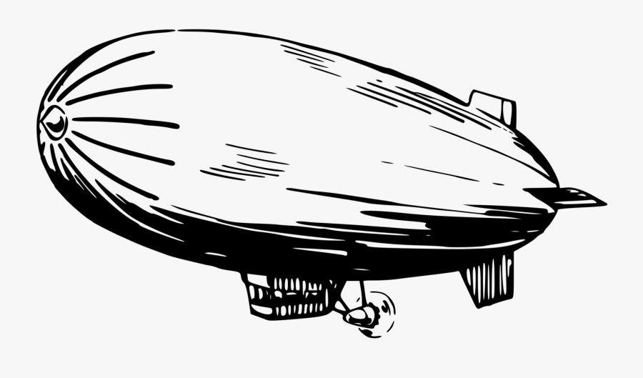 Clip Art Blimp Clipart - Blimp Clip Art, Transparent Clipart
