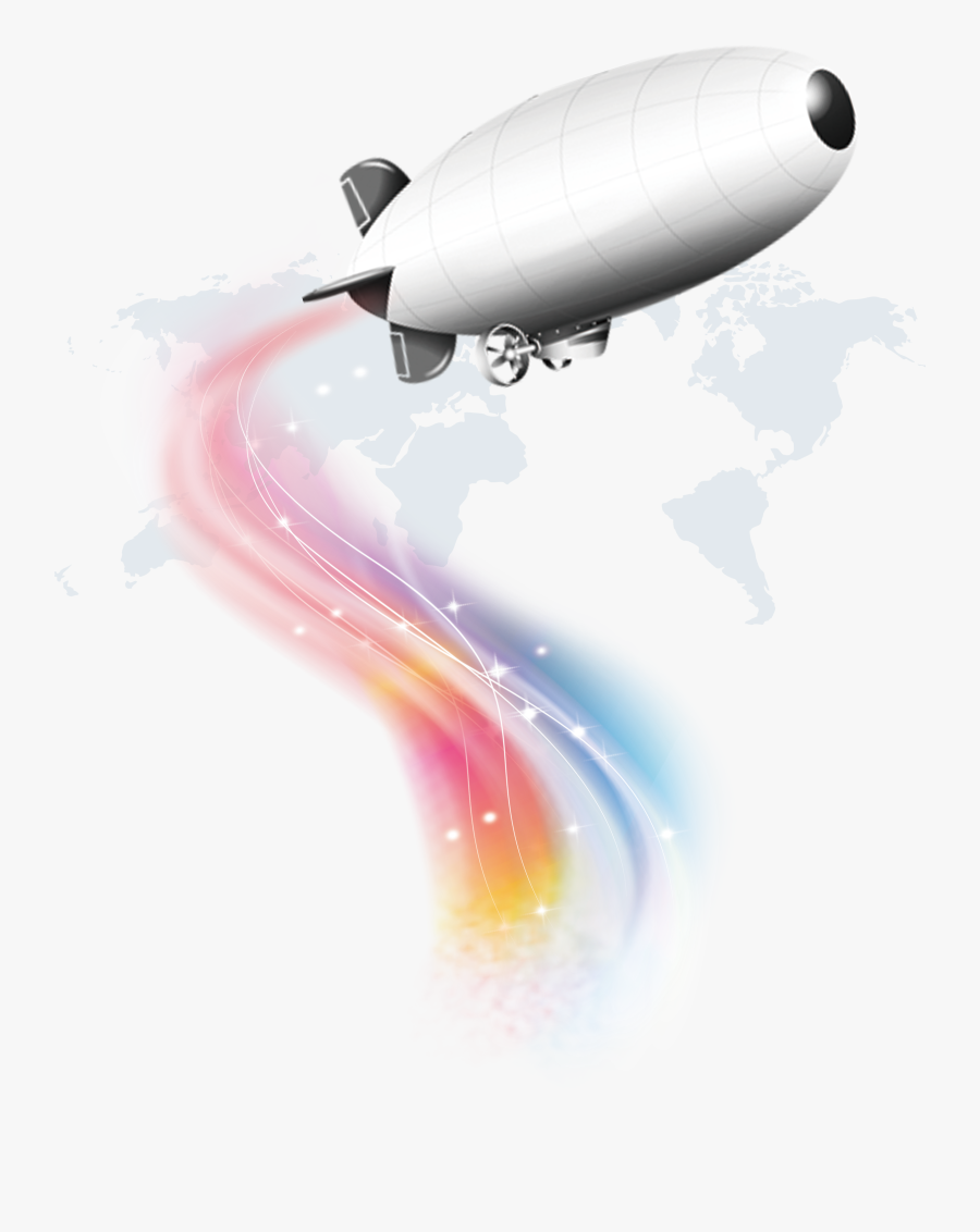 Transparent Zeppelin Clipart - Blimp, Transparent Clipart