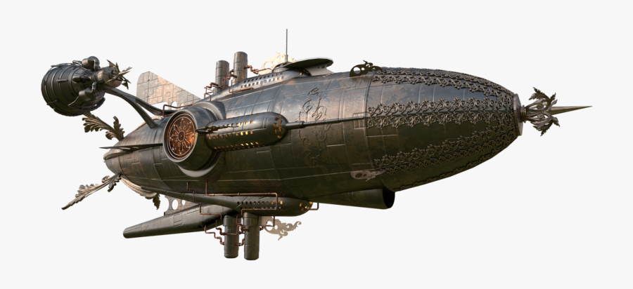 Steam Punk Steampunk Airplane, Transparent Clipart
