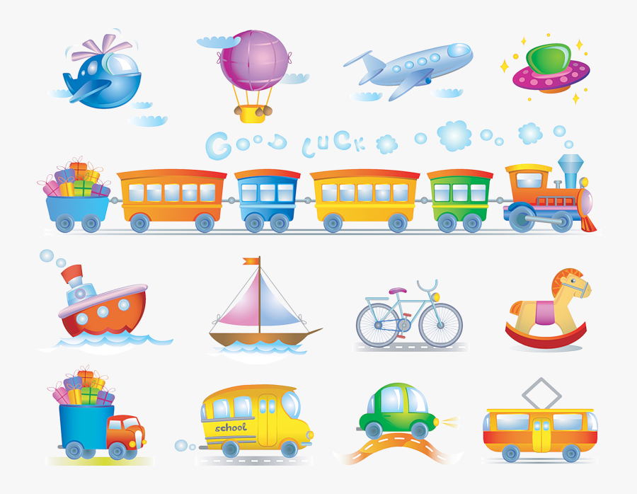 Transportation Children, Transparent Clipart