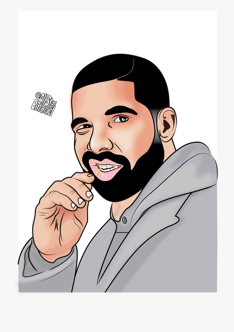 Drake Drawing Painting Cartoon Sketch - Drake Drawing Cartoon, Transparent Clipart