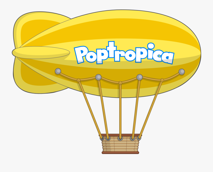 Lazy Town Review Junk - Poptropica Hot Air Balloon, Transparent Clipart