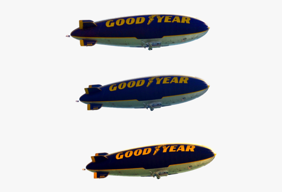 Goodyear Blimp, Transparent Clipart