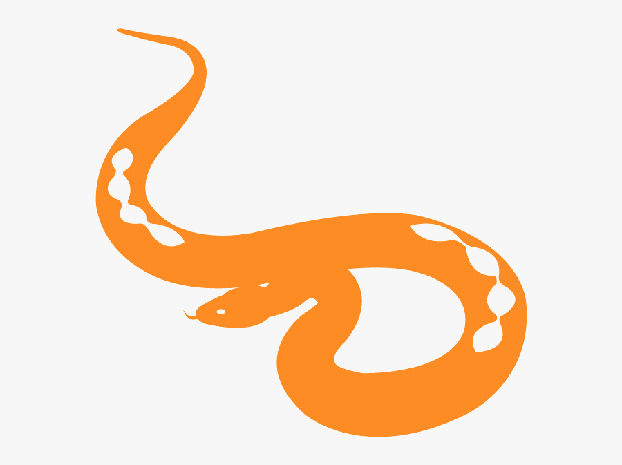 Viper Silhouette, Transparent Clipart